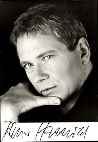 Ak Schauspieler Rainer Hunold, Portrait, Autogramm
