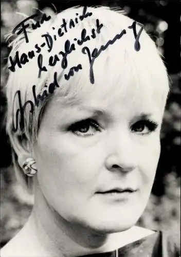 Ak Schauspielerin Astrid von Jenny, Portrait, Autogramm
