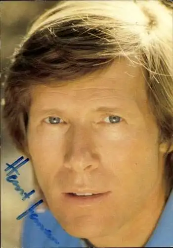 Ak Schauspieler Horst Janson, Portrait, Autogramm