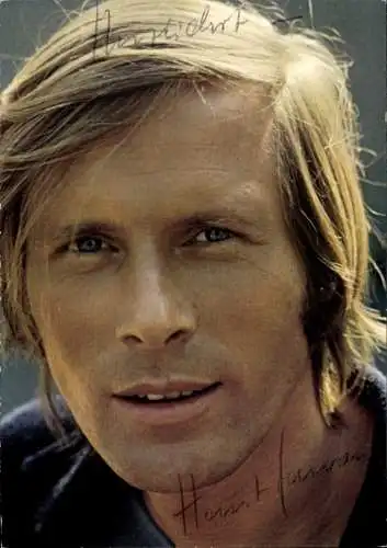 Ak Schauspieler Horst Janson, Portrait, Autogramm