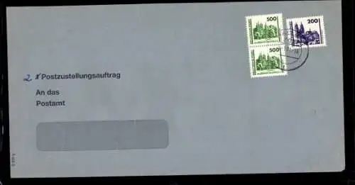 Michel Nr. 3351, 3352 (2) auf Postzustellungsauftrag