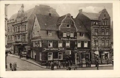 Ak Witten an der Ruhr, Restaurant zur alten Zeit, Markt