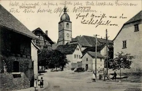 Ak Buttelstedt in Thüringen, Karlsplatz