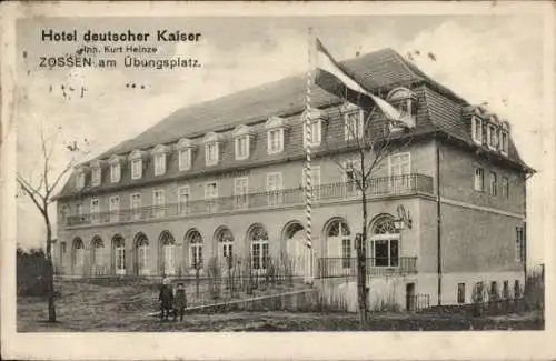 Ak Wünsdorf Zossen in Brandenburg, Truppenübungsplatz, Hotel Deutscher Kaiser