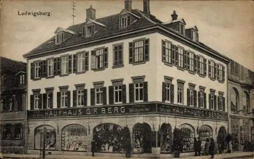 Ak Ludwigsburg in Württemberg, Kaufhaus G. F. Berg