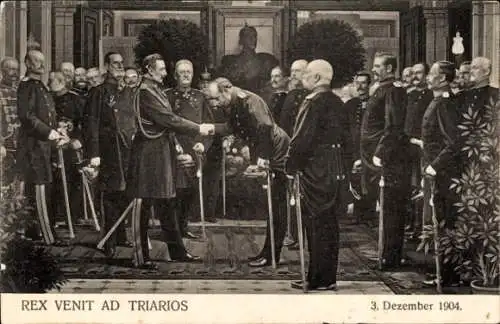 Ak Rex Venit Ad Triarios, 3. Dezember 1904, Kaiser Wilhelm II.