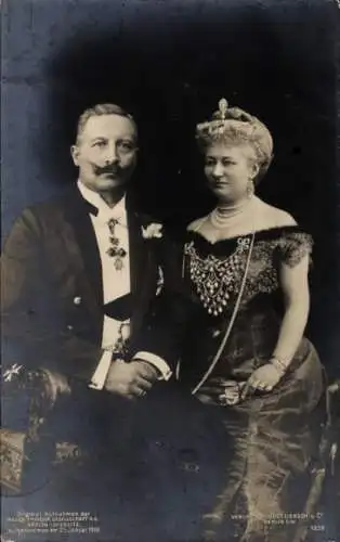 Ak Kaiser Wilhelm II, Kaiserin Auguste Viktoria, Portrait