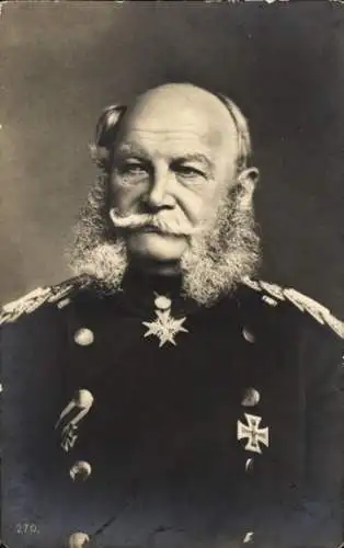 Ak Kaiser Wilhelm I., Portrait in Uniform, Orden