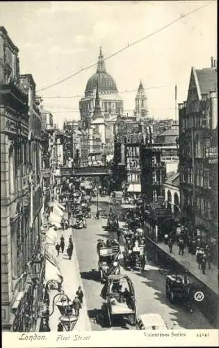 Ak London City England, Fleet Street