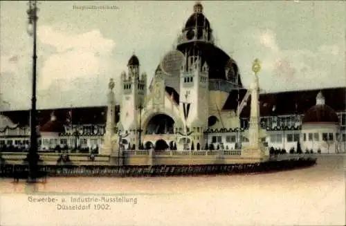 Ak Düsseldorf am Rhein, Industrie und Gewerbeausstellung 1902, Hauptindustriehalle
