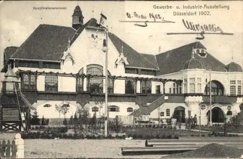 Ak Düsseldorf am Rhein, Gewerbe und Industrieausstellung 1902, Hauptweinrestaurant