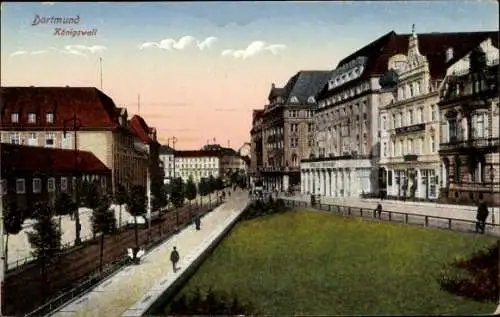 Ak Dortmund im Ruhrgebiet, Königswall
