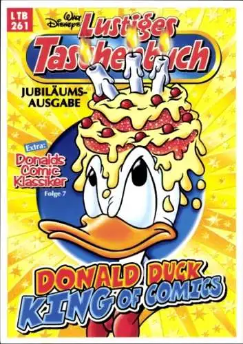 Ak Walt Disney, Comic, Lustiges Taschenbuch 261, Donald Duck, Torte, Study Nr. 248, Bz. 14