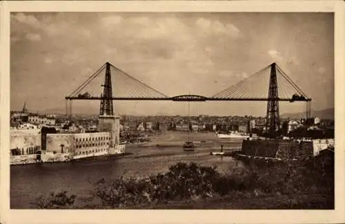 Ak Marseille Bouches du Rhône, Pont Transbordeur