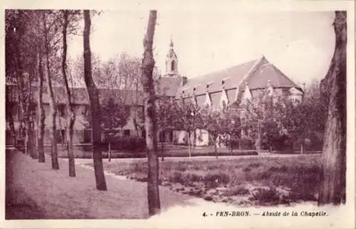 Ak La Turballe Loire-Atlantique, Pen Bron, Kapelle