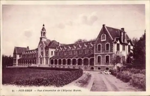 Ak La Turballe Loire-Atlantique, Pen Bron, Hopital Marin
