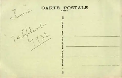 Ak La Turballe Loire-Atlantique, Pen Bron, Hopital Marin