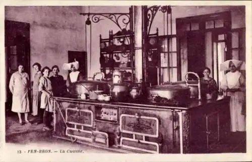Ak La Turballe Loire-Atlantique, Pen Bron, Küche