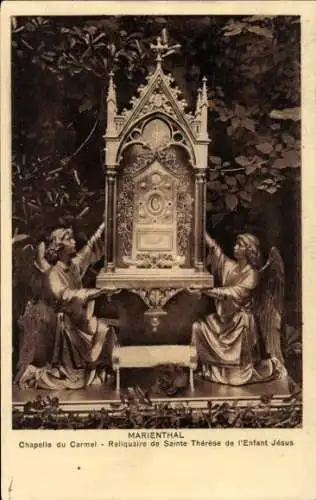 Ak Marienthal Haguenau Hagenau Elsass Bas Rhin, Chapelle du Carmel, Reliquaire de Sainte Therese