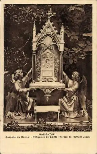 Ak Marienthal Haguenau Hagenau Elsass Bas Rhin, Chapelle du Carmel, Reliquaire de Sainte Therese