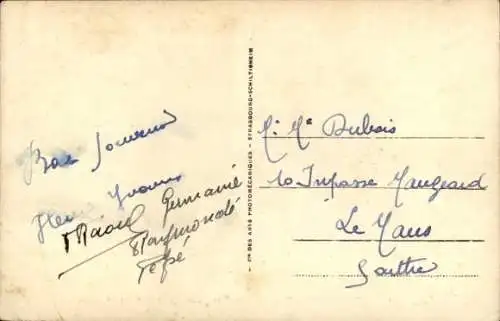 Ak Le Mont Saint Michel Manche, Wachhaus Bourgeois, Porte de l’Avancee