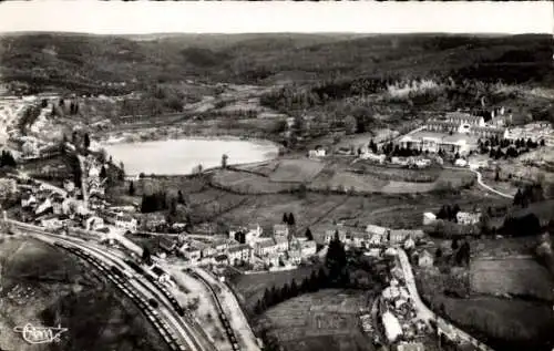 Ak La Courtine Creuse, Quartier de la Gare, Camp, l'Etang du Grattadou