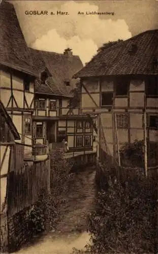 Ak Goslar am Harz, Am Liebfrauenberg