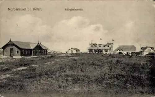 Ak Sankt Peter Ording in Nordfriesland, Wilhelminenhöh