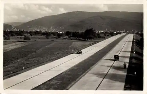 Ak Reichsautobahn Mannheim Heidelberg