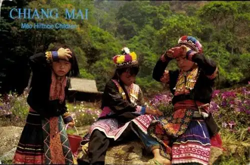 Ak Chiang Rai Thailand, Meo Bergvolk-Kinder