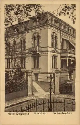 Ak Wiesbaden in Hessen, Hotel Quisisana, Villa Erath