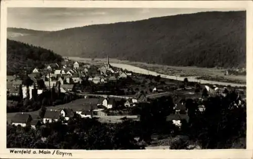 Ak Wernfeld Gemünden am Main Unterfranken, Gesamtansicht