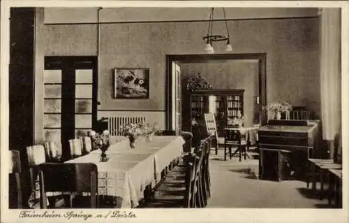 Ak Springe am Deister, Ferienheim, Speiseraum