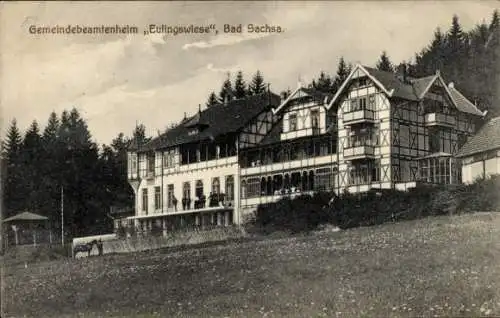 Ak Bad Sachsa im Harz, Gemeindebeamtenheim Eulingswiese