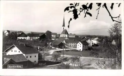 Foto Ak Aunkirchen Vilshofen an der Donau Niederbayern, Teilansicht, Kirche