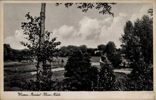 Ak Wriezen im Oderbruch, Rondeel, Kleine Mühle