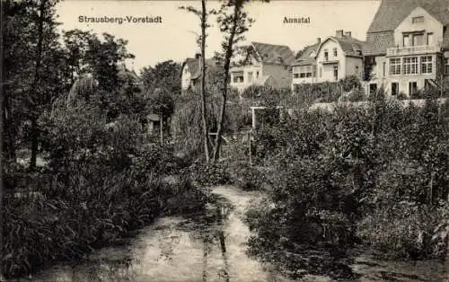 Ak Strausberg in der Mark, Vorstadt, Annatal, Häuser