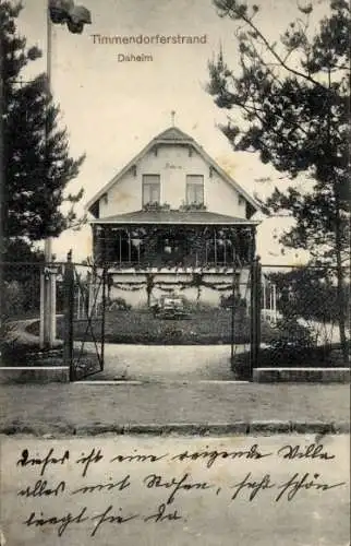 Ak Ostseebad Timmendorfer Strand in Holstein, Haus Daheim