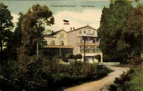 Ak Timmendorfer Strand in Holstein, Hotel Dryade