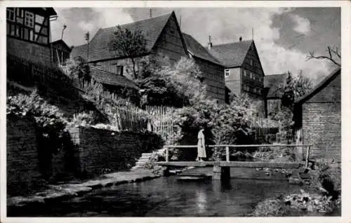 Ak Wildflecken in der Rhön Unterfranken, Malerischer Winkel