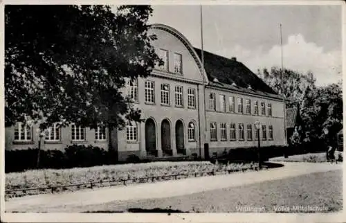 Ak Wittingen in Niedersachsen, Volks-Mittelschule