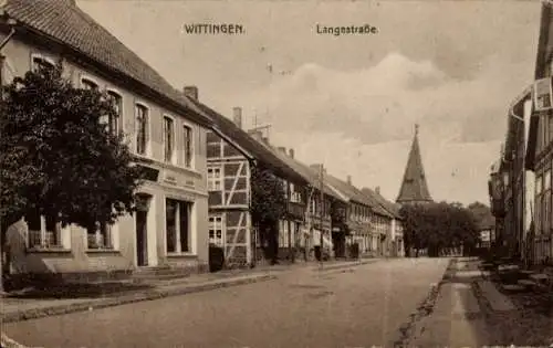 Ak Wittingen in Niedersachsen, Langestraße
