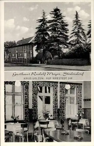 Ak Stederdorf Wrestedt Lüneburger Heide Niedersachsen, Gasthaus Rudolf Meyer