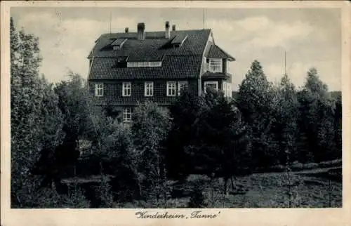 Ak Tanne Oberharz am Brocken, Kinderheim