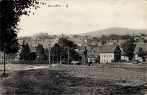 Ak Clausthal Zellerfeld im Oberharz, Gesamtansicht