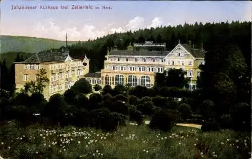 Ak Clausthal Zellerfeld im Harz, Johanneser Kurhaus