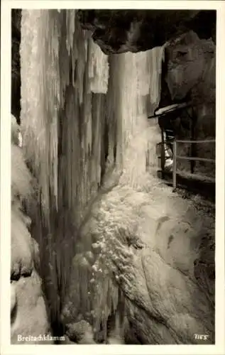 Ak Tiefenbach Oberstdorf im Oberallgäu, Breitachklamm