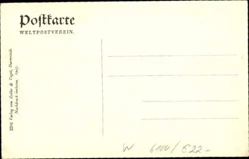 Ak Darmstadt in Hessen, Künstlerkolonie, Haus Christiansen