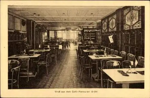 Ak Solingen im Bergischen Land, Cafe Restaurant Gröhl, Kaiserstraße