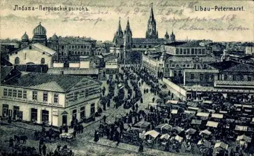 Ak Liepaja Libau Lettland, Petermarkt
